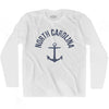 North Carolina State Anchor Home Cotton Adult Long Sleeve T-shirt by Ultras