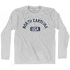 North Carolina USA Adult Cotton Long Sleeve T-shirt by Ultras