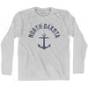 North Dakota State Anchor Home Cotton Adult Long Sleeve T-shirt by Ultras