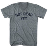 Not Dead Yet Adult Tri-Blend V-neck T-shirt