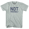 Not Friendly Adult Tri-Blend T-shirt by Tribe Lacrosse