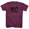 Not Friendly Adult Tri-Blend T-shirt by Tribe Lacrosse