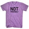 Not Friendly Adult Tri-Blend T-shirt by Tribe Lacrosse
