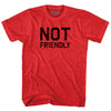 Not Friendly Adult Tri-Blend T-shirt by Tribe Lacrosse