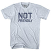 Not Friendly Adult Tri-Blend T-shirt by Tribe Lacrosse