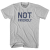 Not Friendly Adult Cotton T-shirt by Tribe Lacrosse