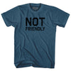Not Friendly Adult Cotton T-shirt by Tribe Lacrosse