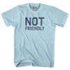 Not Friendly Adult Cotton T-shirt by Tribe Lacrosse