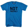 Not Friendly Adult Cotton T-shirt by Tribe Lacrosse