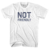 Not Friendly Adult Cotton T-shirt by Tribe Lacrosse
