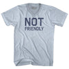 Not Friendly Adult Tri-Blend V-neck T-shirt by Tribe Lacrosse