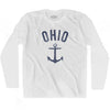 Ohio State Anchor Home Cotton Adult Long Sleeve T-shirt by Ultras