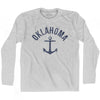 Oklahoma State Anchor Home Cotton Adult Long Sleeve T-shirt by Ultras