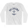 Oklahoma State Anchor Home Cotton Adult Long Sleeve T-shirt by Ultras
