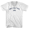 Only Half Evil 333 Adult Cotton V-neck T-shirt by Tribe Lacrosse