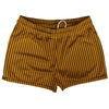 Pinstripes Shorty Short Gym Shorts 2.5" Inseam Made In USA by Tribe Lacrosse