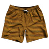 Pinstripes Swim Shorts 7" Made in USA by Tribe Lacrosse