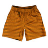 Pinstripes Athletic Running Fitness Exercise Shorts 7" Inseam Shorts Made In USA by Tribe Lacrosse