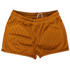 Pinstripes Shorty Short Gym Shorts 2.5" Inseam Made In USA by Tribe Lacrosse