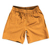 Pinstripes Athletic Running Fitness Exercise Shorts 7" Inseam Shorts Made In USA by Tribe Lacrosse