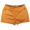 Pinstripes Shorty Short Gym Shorts 2.5" Inseam Made In USA by Tribe Lacrosse