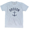 Oregon State Anchor Home Tri-Blend Adult T-shirt by Ultras
