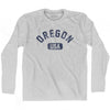 Oregon USA Adult Cotton Long Sleeve T-shirt by Ultras