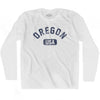 Oregon USA Adult Cotton Long Sleeve T-shirt by Ultras