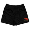 Papua New Guinea Country Heritage Flag Rugby Shorts Made In USA by Rugby Shorts