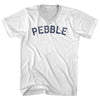 Pebble Adult Cotton V-neck T-shirt by Tribe Lacrosse