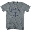 Pennsylvania State Anchor Home Tri-Blend Adult T-shirt by Ultras