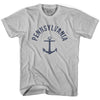 Pennsylvania State Anchor Home Cotton Adult T-shirt by Ultras