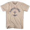 Pennsylvania State Anchor Home Cotton Adult T-shirt by Ultras