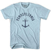 Pennsylvania State Anchor Home Cotton Adult T-shirt by Ultras