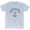 Pennsylvania State Anchor Home Tri-Blend Adult T-shirt by Ultras