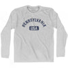 Pennsylvania USA Adult Cotton Long Sleeve T-shirt by Ultras