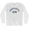 Pennsylvania USA Adult Cotton Long Sleeve T-shirt by Ultras