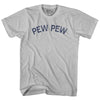 Pew Pew Adult Cotton T-shirt by Tribe Lacrosse
