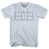 Pickleball Court Lines Adult Tri-Blend T-shirt by Tribe Lacrosse