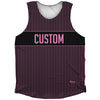 Pinstripes Custom Finish Line Athletic Tank Top by Tribe Lacrosse