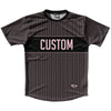 Pinstripes Custom Finish Line Running Shirt Track Cross Made In USA by Tribe Lacrosse