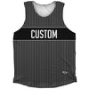 Pinstripes Custom Finish Line Athletic Tank Top by Tribe Lacrosse