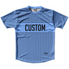 Pinstripes Custom Finish Line Running Shirt Track Cross Made In USA by Tribe Lacrosse