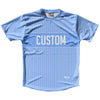 Pinstripes Custom Finish Line Running Shirt Track Cross Made In USA by Tribe Lacrosse