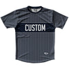 Pinstripes Custom Finish Line Running Shirt Track Cross Made In USA by Tribe Lacrosse