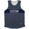 Pinstripes Custom Finish Line Athletic Tank Top by Tribe Lacrosse