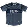 Pinstripes Custom Finish Line Running Shirt Track Cross Made In USA by Tribe Lacrosse