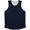 Pinstripes Custom Finish Line Athletic Tank Top by Tribe Lacrosse