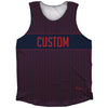 Pinstripes Custom Finish Line Athletic Tank Top by Tribe Lacrosse