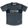 Pinstripes Custom Finish Line Running Shirt Track Cross Made In USA by Tribe Lacrosse